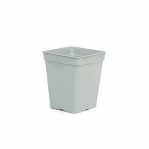 Maceta cuadrada blanca 22 x 22 x 27 cm 11 l (25 uds )