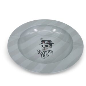 Cenicero de metal redondo rayas 138mm poppins lab