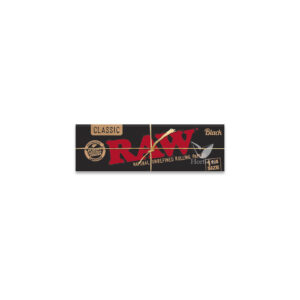 Papel black 1-1/4 (24 libritos) raw